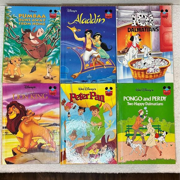 Disney Wonderful World of Reading Vintage Hardcover Books NEW Never Used Ea Lot - Picture 3 of 7